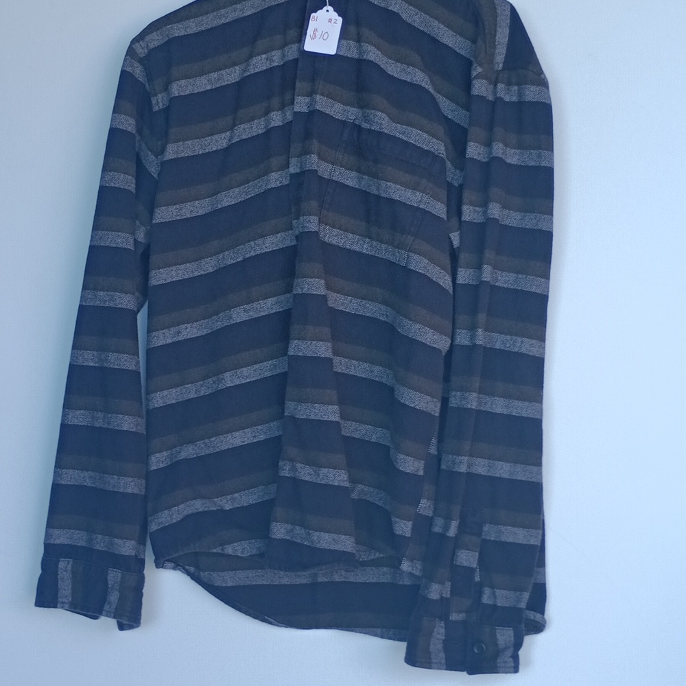 Men's button hoodie
